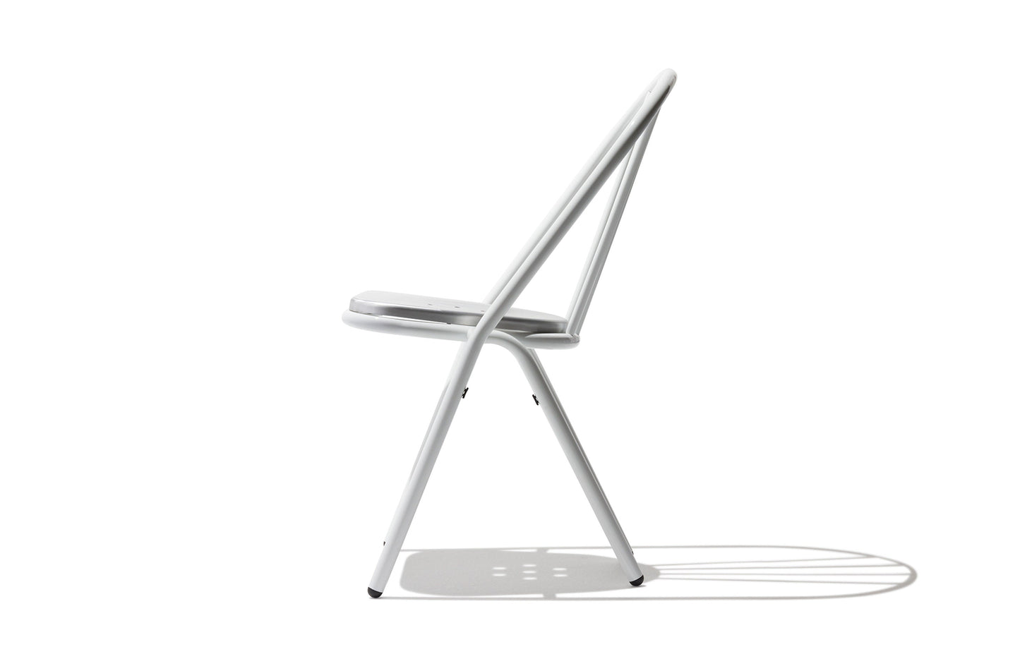 Surpil Dining Chair White/Aluminum