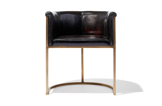 Channel Leather Dining Chair