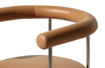 Grafton Dining Chair Camel Leather