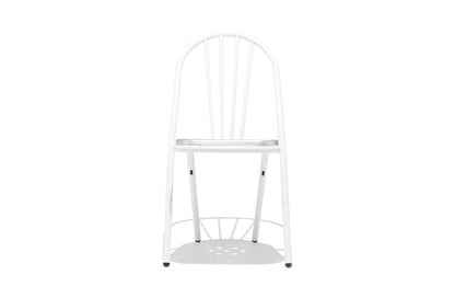 Surpil Dining Chair White/Aluminum