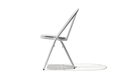Surpil Dining Chair White/Aluminum