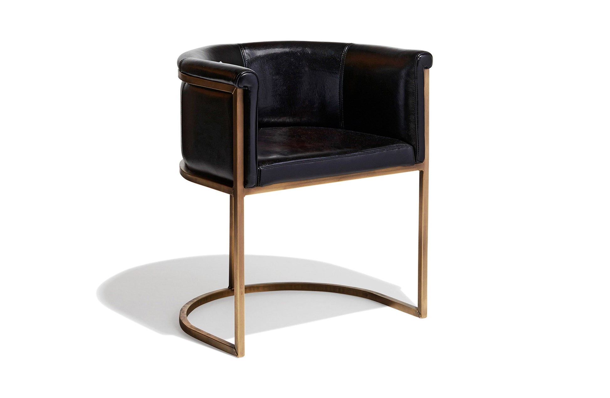Channel Leather Dining Chair